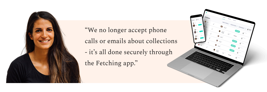 Manage pick-up time securely.